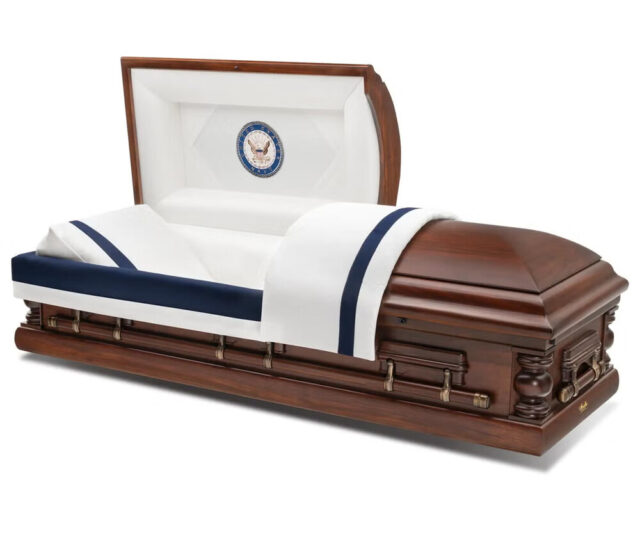 Cremation Caskets - 410 Forever Honored - Blue