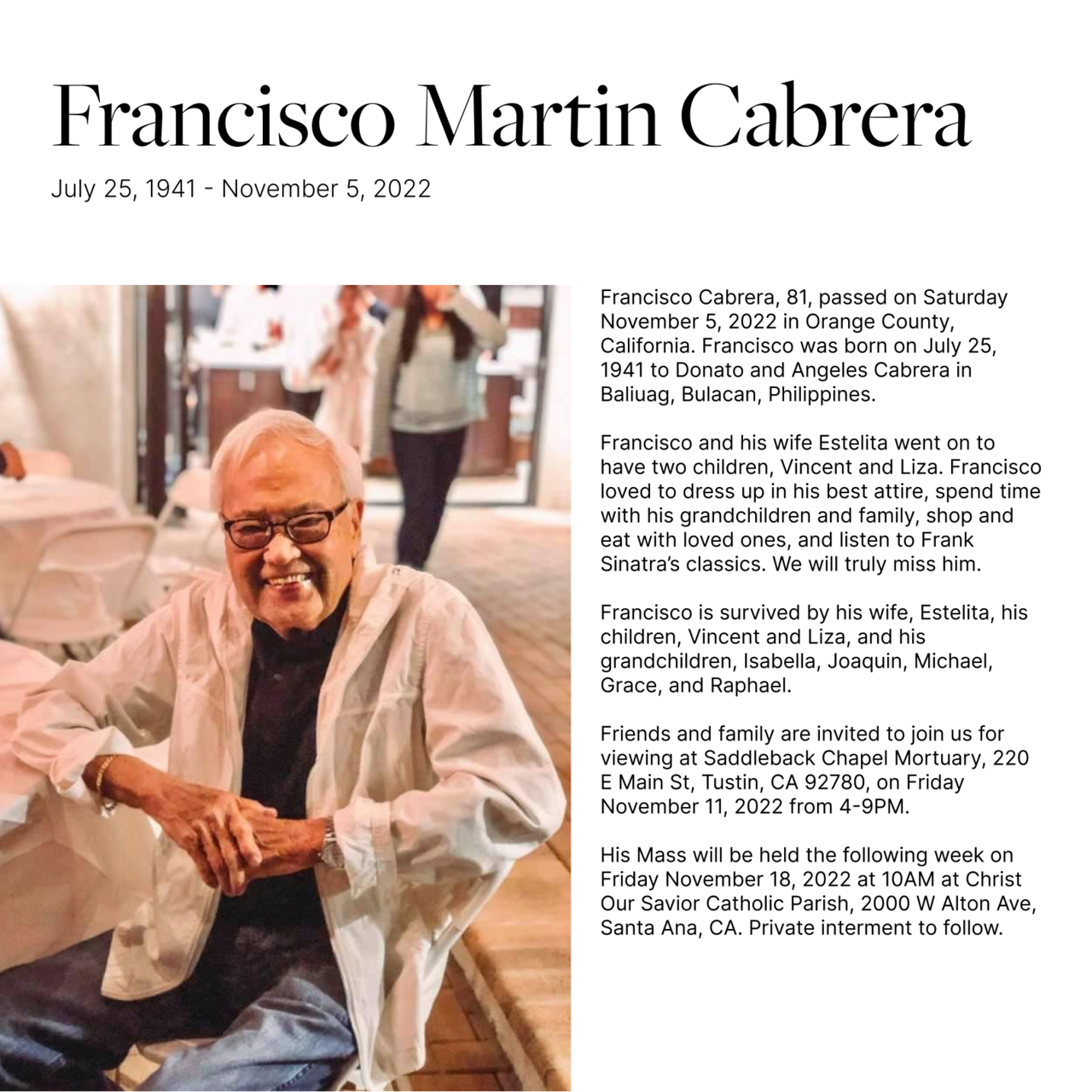 francisco cabrera
